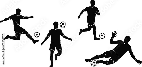 American football silhouette, player action pose, touchdown celebration, running motion, vector art, black icon, cad drawing flat illustration, sports graphic