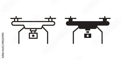 Drone icon for web, app, infographic.