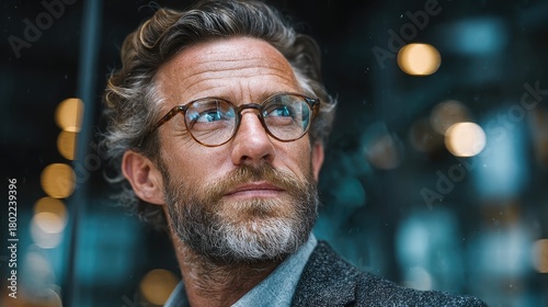 Business people meet in modern office to analyze financial market data and business strategy