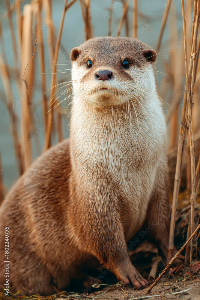 Fototapeta premium Otter close up