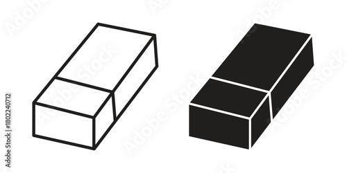 Eraser icon for web, app, infographic.