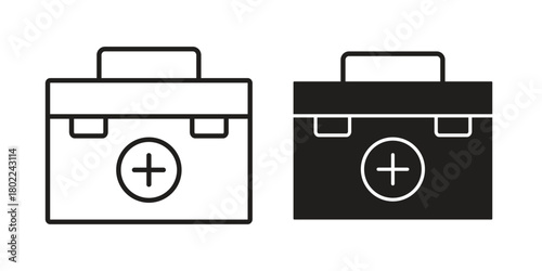 First aid kit icon for web, app, infographic.