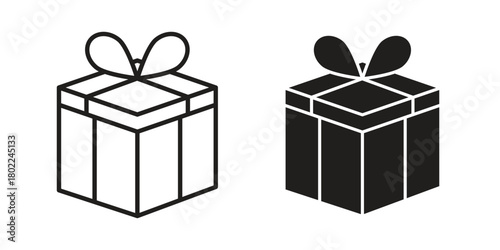 Gift icon for web, app, infographic.