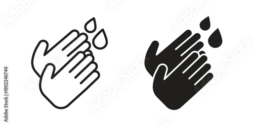 Handwashing icon for web, app, infographic.