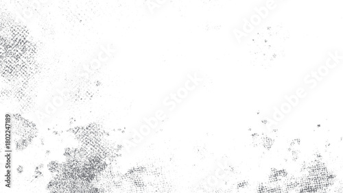 Urban halftone grunge texture with mild distressed effect for creative vector design. Old grunge black texture weathered overlay pattern for transparent background use. 