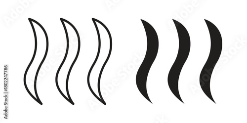 Heat icon for web, app, infographic.