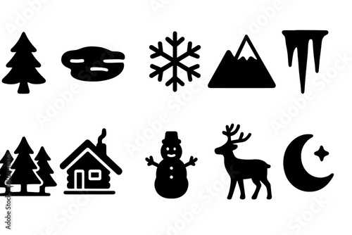 Education and learning flat icon set. School, online courses, study tools collection