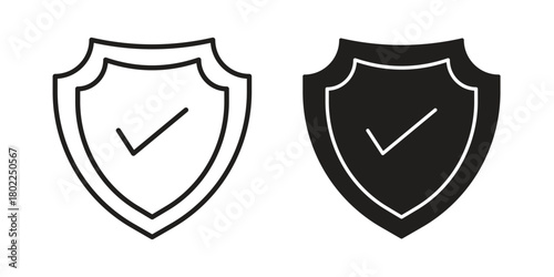 Insured icon for web, app, infographic.