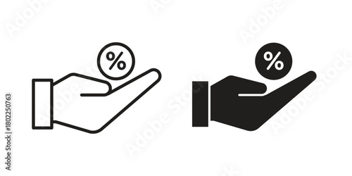 Interest icon for web, app, infographic.