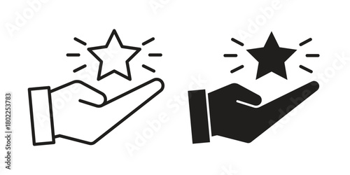 Loyalty program icon for web, app, infographic.