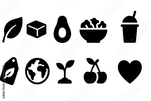 Pet care outline icon set. Animal, veterinary, grooming, love, health icons collection.
