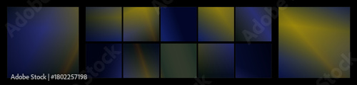 Gradient color palette, deep blue and golden yellow, for rich design backgrounds