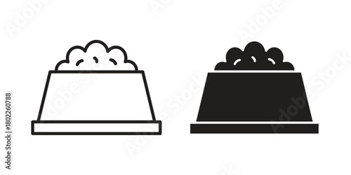 Pet food icon for web, app, infographic.