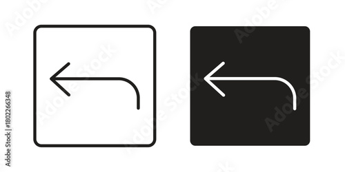 Reply icon for web, app, infographic.
