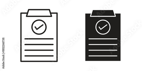 Result icon for web, app, infographic.