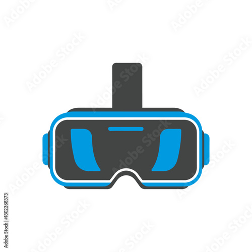Virtual reality headset displaying immersive experience for gaming and simulation in modern technology, showcasing innovation and futuristic design.