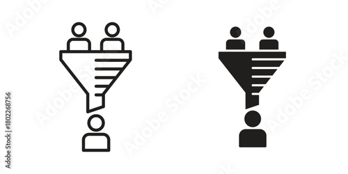 sales conversion icon for web, app, infographic.