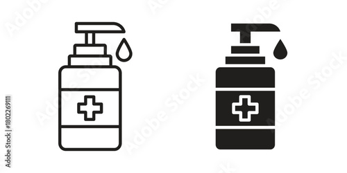 Sanitizer icon for web, app, infographic.