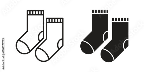 Socks icon for web, app, infographic.