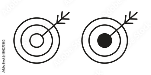 Target icon for web, app, infographic.