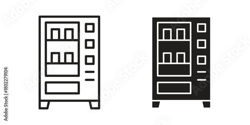 Vending machine icon for web, app, infographic.