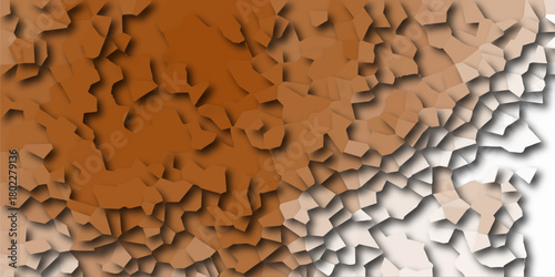 A detailed view of a stained glass window. This image can be used for architectural design, religious themes, or art projects. Bronze mosaic hexagon tile pattern,208