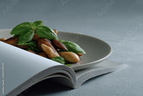 captivating recipe book featuring animated cooking sequences highlighting traditional recipes reinvented for modern