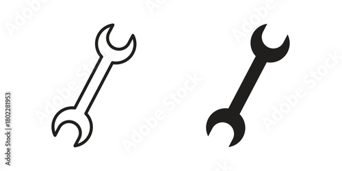 Wrench icon for web, app, infographic.