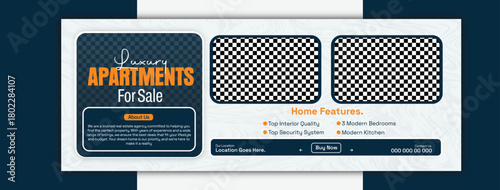 Real estate cover template for property sale and investment promotion