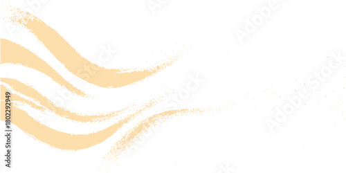 Abstract vector illustration of a fractal feather flower design with light and color patterns. rendering, yellow, brown, macro, fly, nature, plant