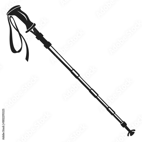 vector illustration of crutches