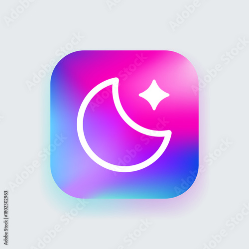 Bedtime icon for AI-powered sleep tracking