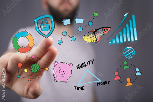 Visual representation of bu...