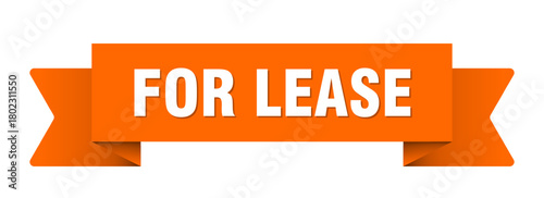 for lease ribbon isolated on transparent background. for lease ribbon