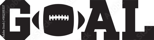 Goal vector illustration football sports competition achievement game success design