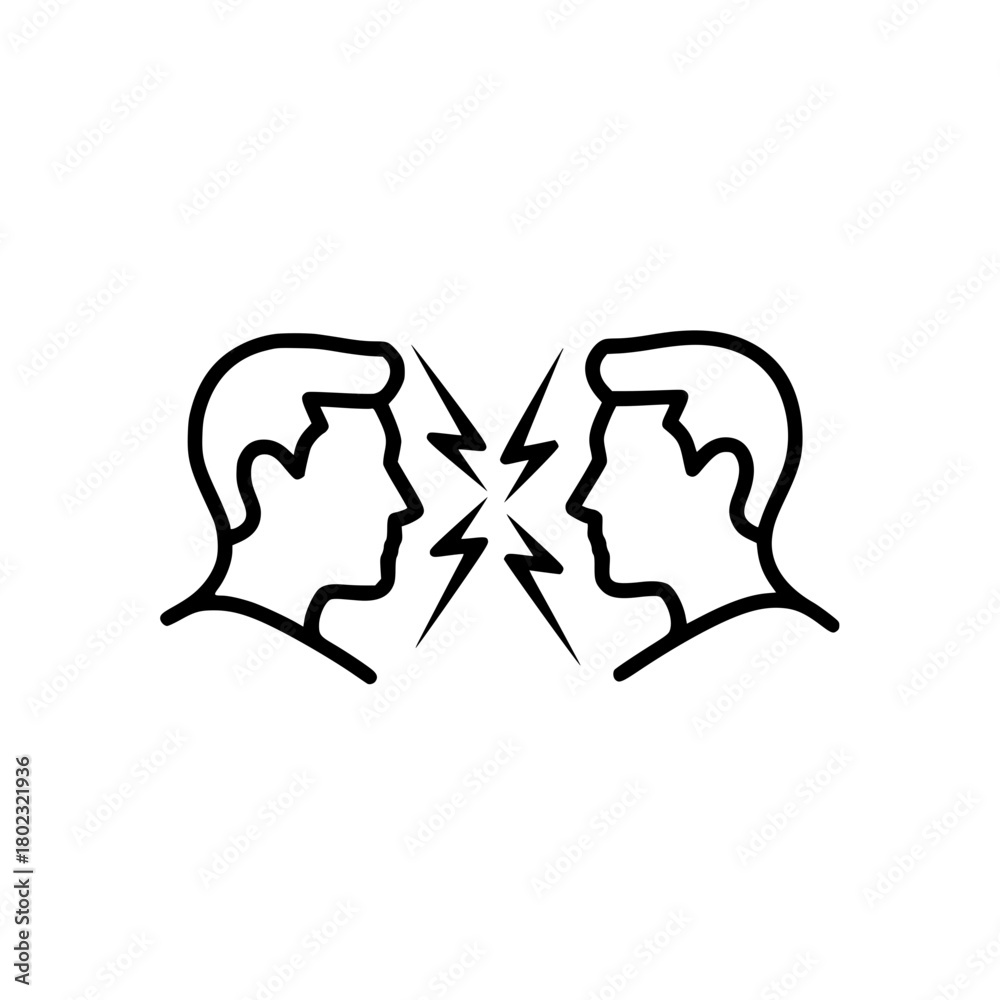 Obraz premium icon conflict