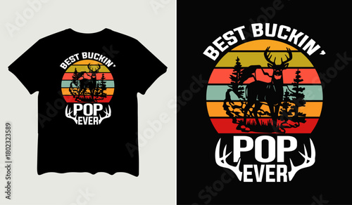 Best buckin' pop ever t-shirt design for t-shirt quotes or poster svg printable cut file