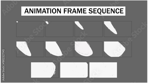Liquid Hand-Drawn Transition | Frame by Frame Animation Vector Sequence	