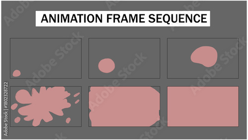 Liquid Hand-Drawn Transition | Frame by Frame Animation Vector Sequence	