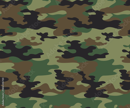 
Military camouflage pattern, seamless vector army, classic design