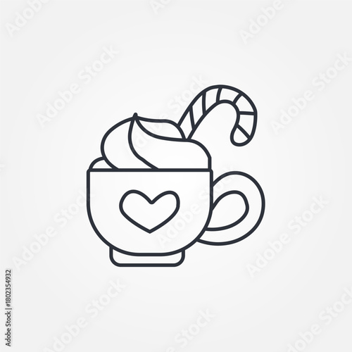 eggnog icon symbol illustration vector eps10 logo template design pattern seamless bright minimal design flat design realistic style simple design modern design