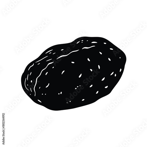 Macro Date Filling Semolina Texture