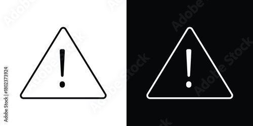 Risk icon. Editable stroke. thin line outline concept vector.