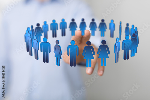 Conceptual image showing a ...