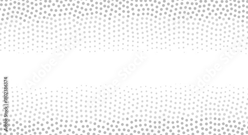 Subtle halftone pattern background with a gradient effect, transitioning from dense dots at the edges to a clear center space, ideal for modern designs.
