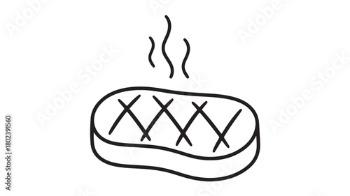 Vector illustration icon design symbol of sweet birthday cake dessert with burning heart shape candle flame