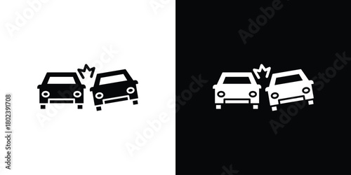 Accident icon Isolated. icon for logo, graphic design and more.
