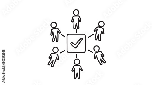 Business people icon, man and woman silhouette vector symbol set design concept illustration