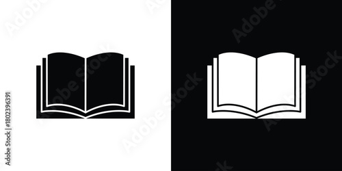 Book icon Isolated. icon for logo, graphic design and more.