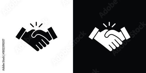 Business deal icon Isolated. icon for logo, graphic design and more.
